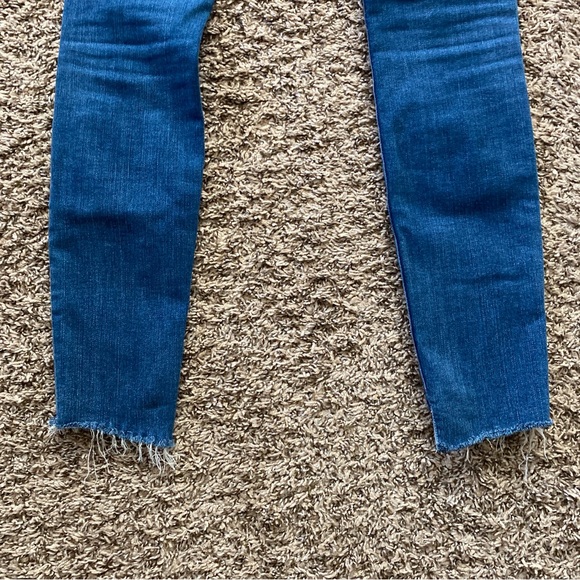 Frame Denim Le Skinny de Jeanne Blue Jeans Distressed Size 25 - Picture 12 of 12